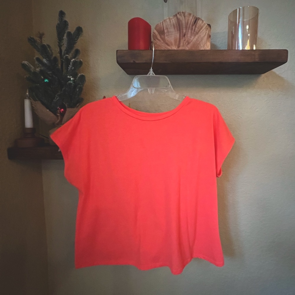 Zella Back Knot Fitness Tee,  Medium
